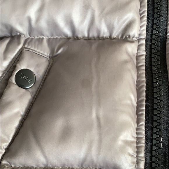 SAM Girl Puffer Coat with real fur size 18-24m - Picture 7 of 11